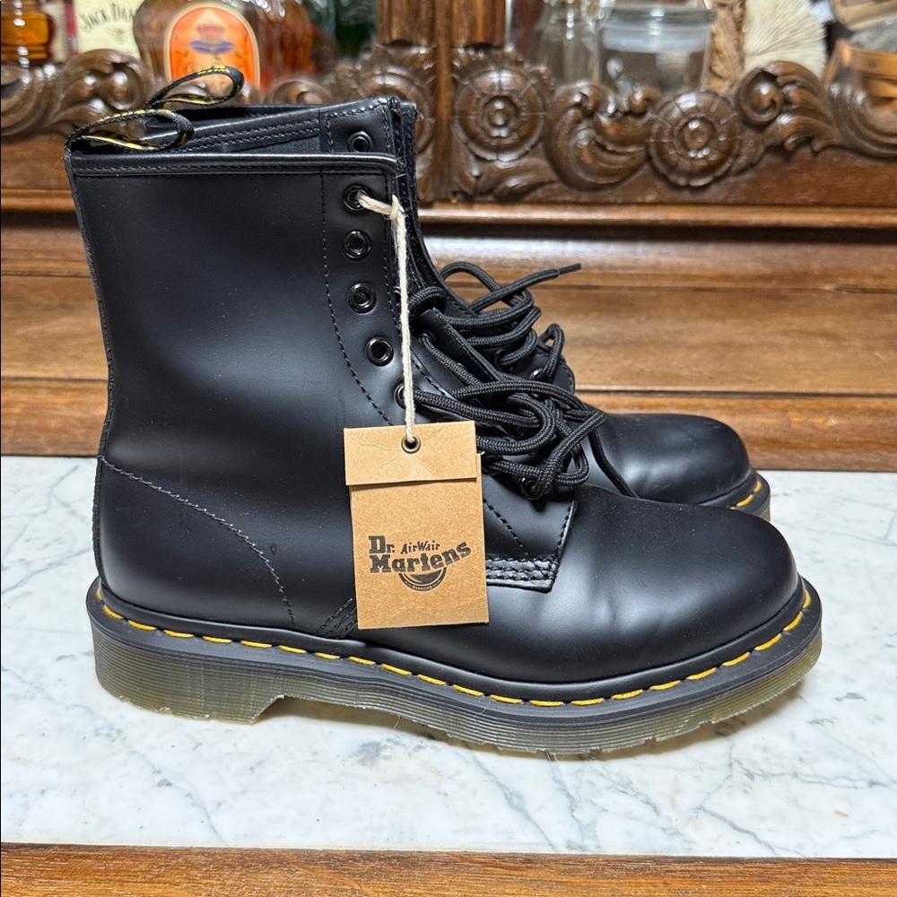 Dr. Martens Black Leather Boots